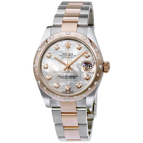 ladies stainless steel rolex oyster perpetual datejust|Rolex Datejust 31 gold price.